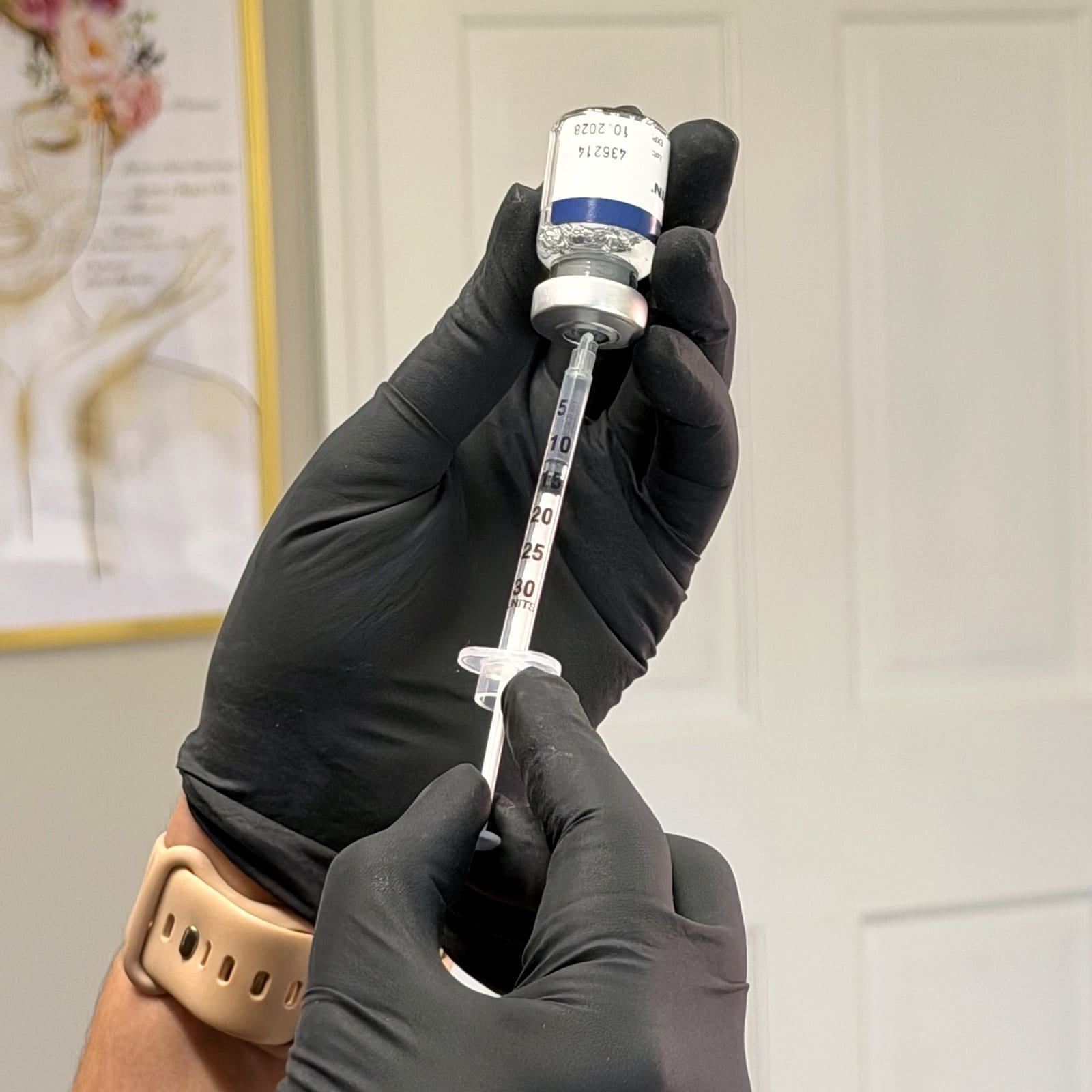 Drawing a precise Botox dose for a physician-led treatment in Lutz, FL